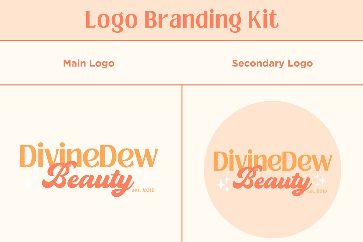 Beauty Logo Design Template Canva, a Branding & Logo Template by Hell Yeah Designs (Photo 3 of 5)