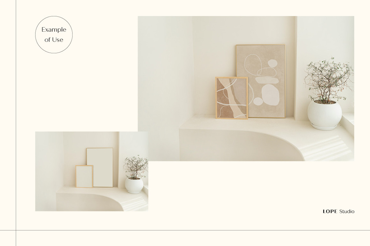 Frame Mockup Bundle, a Print Template by LOPEstudio (Photo 10 of 11)