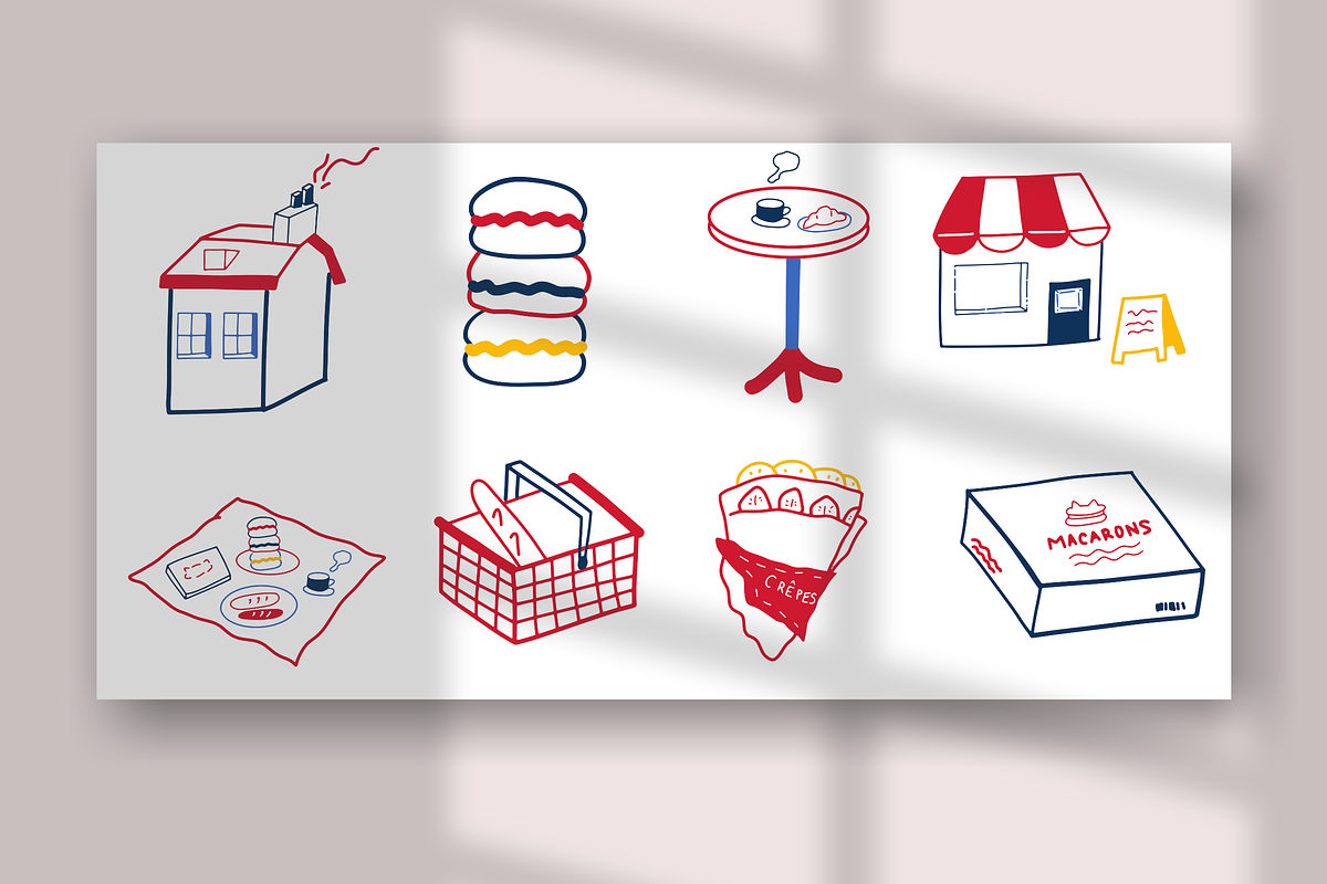 32+ France Illustration Set, an Object Illustration by The Journey Atelier (Photo 7 of 10)