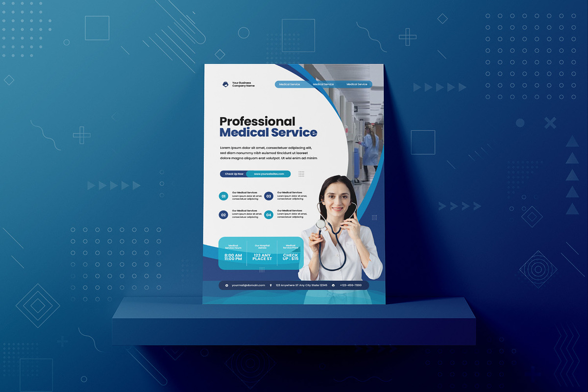 Medical Flyer, a Flyer Template by Fannan Studio (Photo 2 of 2)