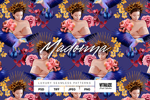 Madonna — Luxury Tileable Pattern