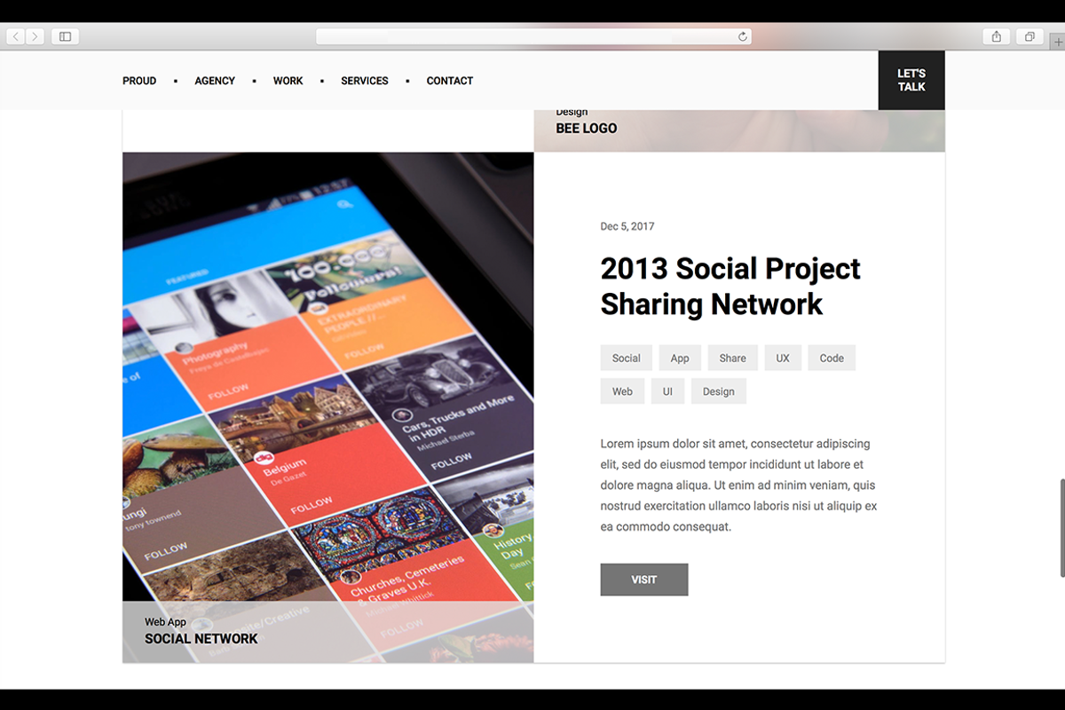 Proud - Creative Agencies, a HTML Template by Storytics (Photo 7 of 7)