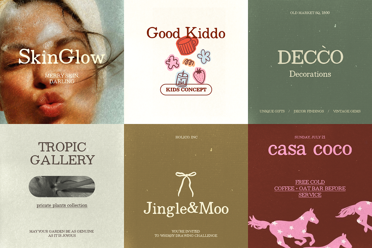 Whimsy Times: Organic Serif Family, a Serif Font by SHOOM HOUSE (Photo 5 of 13)