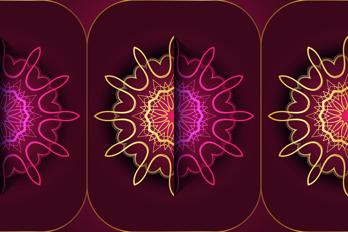 Mandala Ornamental Geometry Bundle, a Background Graphic by NJ Himel (Photo 7 of 92)