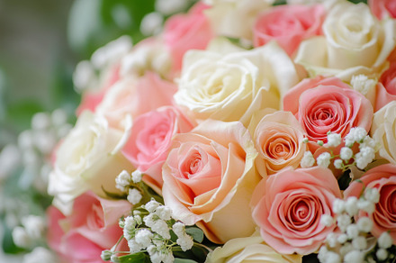 Beautiful closeup of a bouquet featu, a Photo by Iftikhar Alam