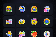 Cartoon Sticker Designs, an Emoji Icon by Prosymbols (Thumbnail 5 of 15)