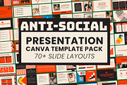 Anti-Social Canva Presentation deck, a Presentation Template by WorkShy Studio (Thumbnail 1 of 8)