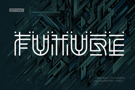 Future Abstract Font