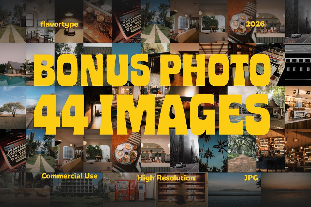Notre - Plus Bonus Photos, a Sans Serif Font by Flavortype (Photo 15 of 16)