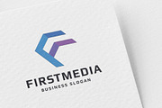 First Media Letter F Logo, a Branding & Logo Template by Design_Planet (Thumbnail 2 of 5)