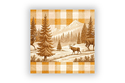 Elegant Plaid Harvest Pattern, a Pattern Graphic by FloridPrintables (Thumbnail 6 of 8)