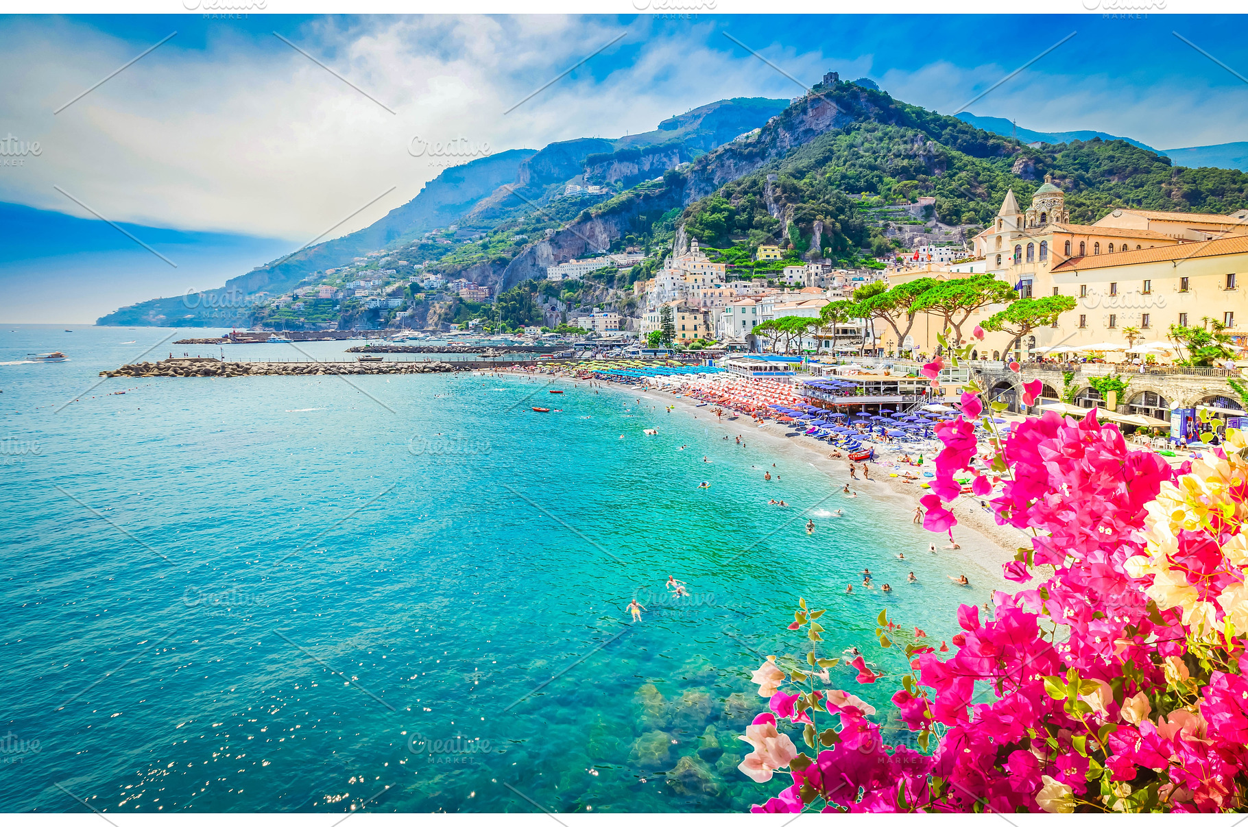 Amalfi coast, Italy, an Architecture Photo by Neirfy