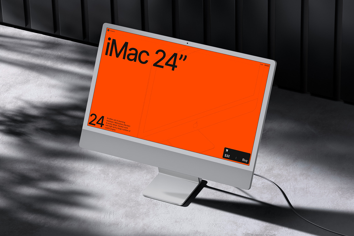 G-Mockups: iMac 24 Inch, a Mac Mockup by ls.graphics (Photo 7 of 9)