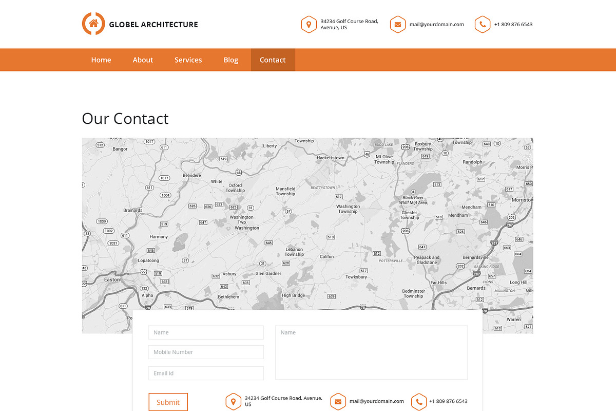 Architecture PSD Website Templates, a Websites & App Template by WebbyTemplates (Photo 6 of 7)