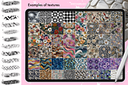 Procreate Mosaic texture brushes, a Brush Add-On by Revabrush (Thumbnail 3 of 7)