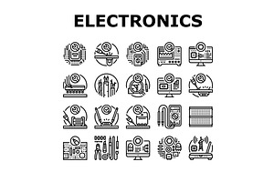 electronics technician technology, a Technology Illustration by pikepicture
