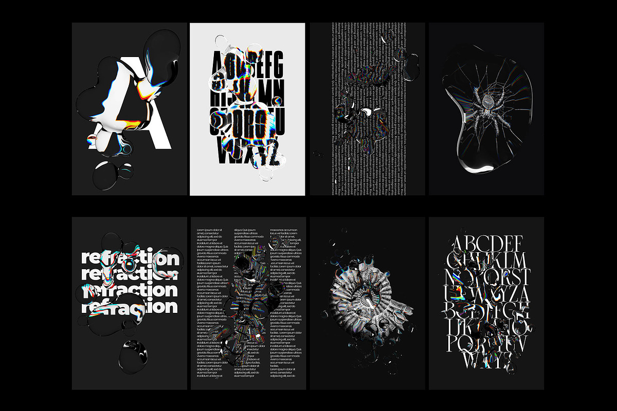 Light Refraction Pack vol.2., a Background Graphic by Inartflow (Photo 11 of 20)