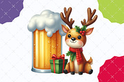 Christmas Beer Sublimation Bundle, an Illustration by designcity5 (Thumbnail 4 of 5)
