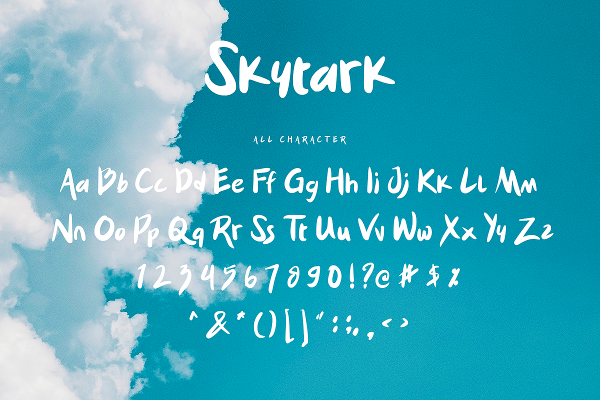 Skytark - Display Typeface preview 6