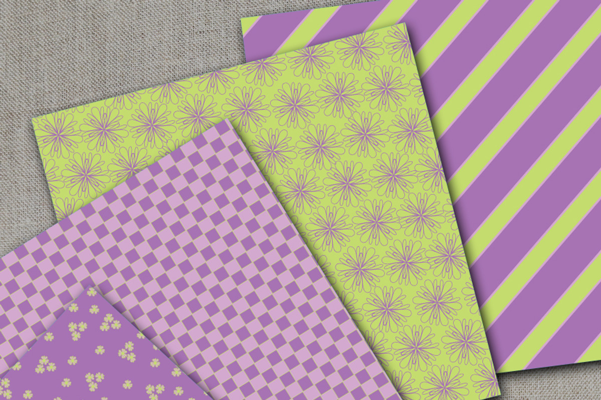 Green and Lavender Papers AMB-547 preview 2