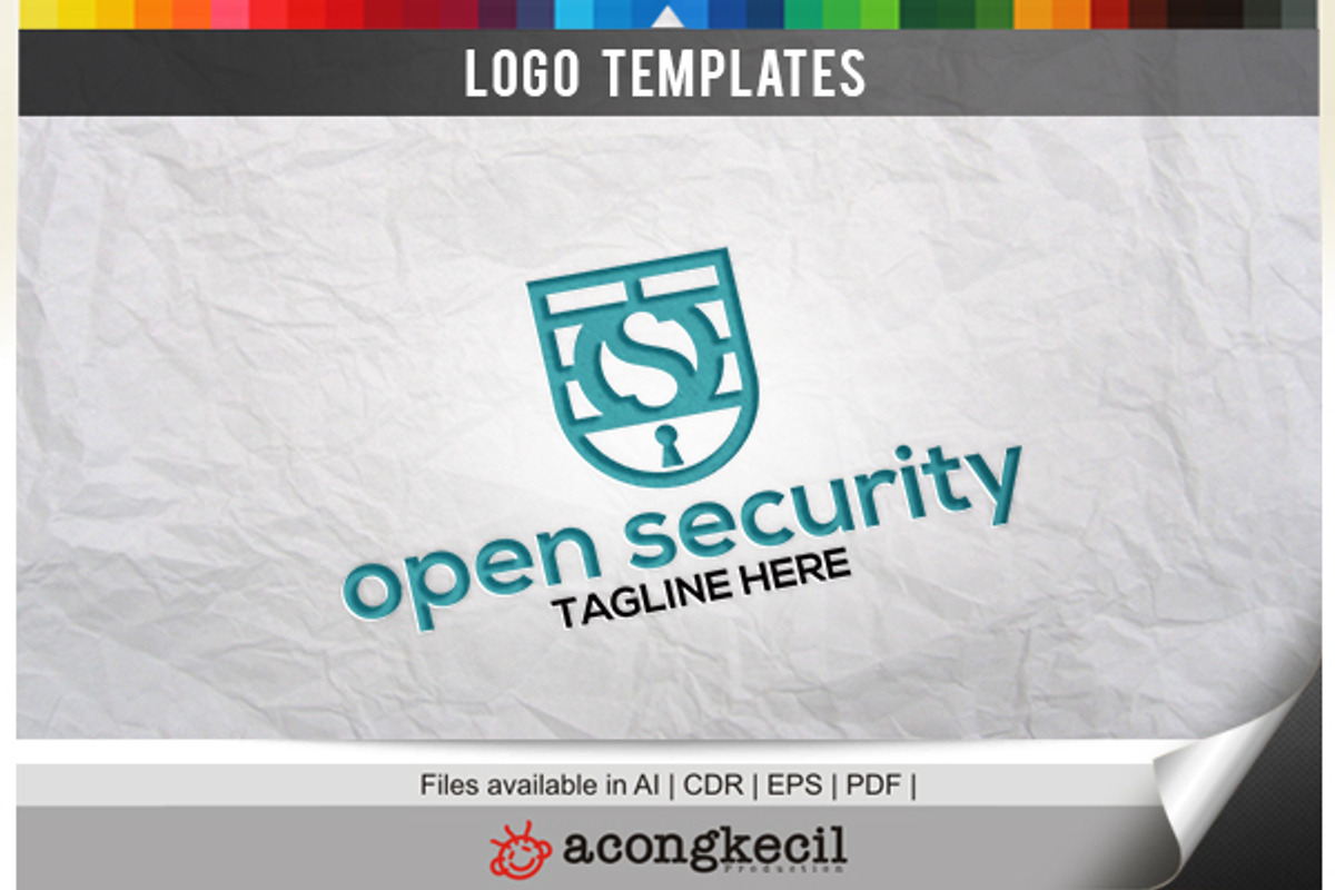 Open Security, a Branding & Logo Template by Acongraphic