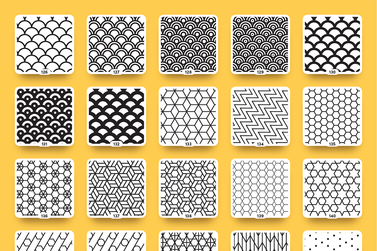 250 Seamless Patterns, a Pattern Graphic by BenDesigner (Photo 4 of 6)