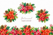 Happy New Year.Watercolor collection, a Decorative Illustration by Ekaterina Mikheeva (Thumbnail 3 of 8)