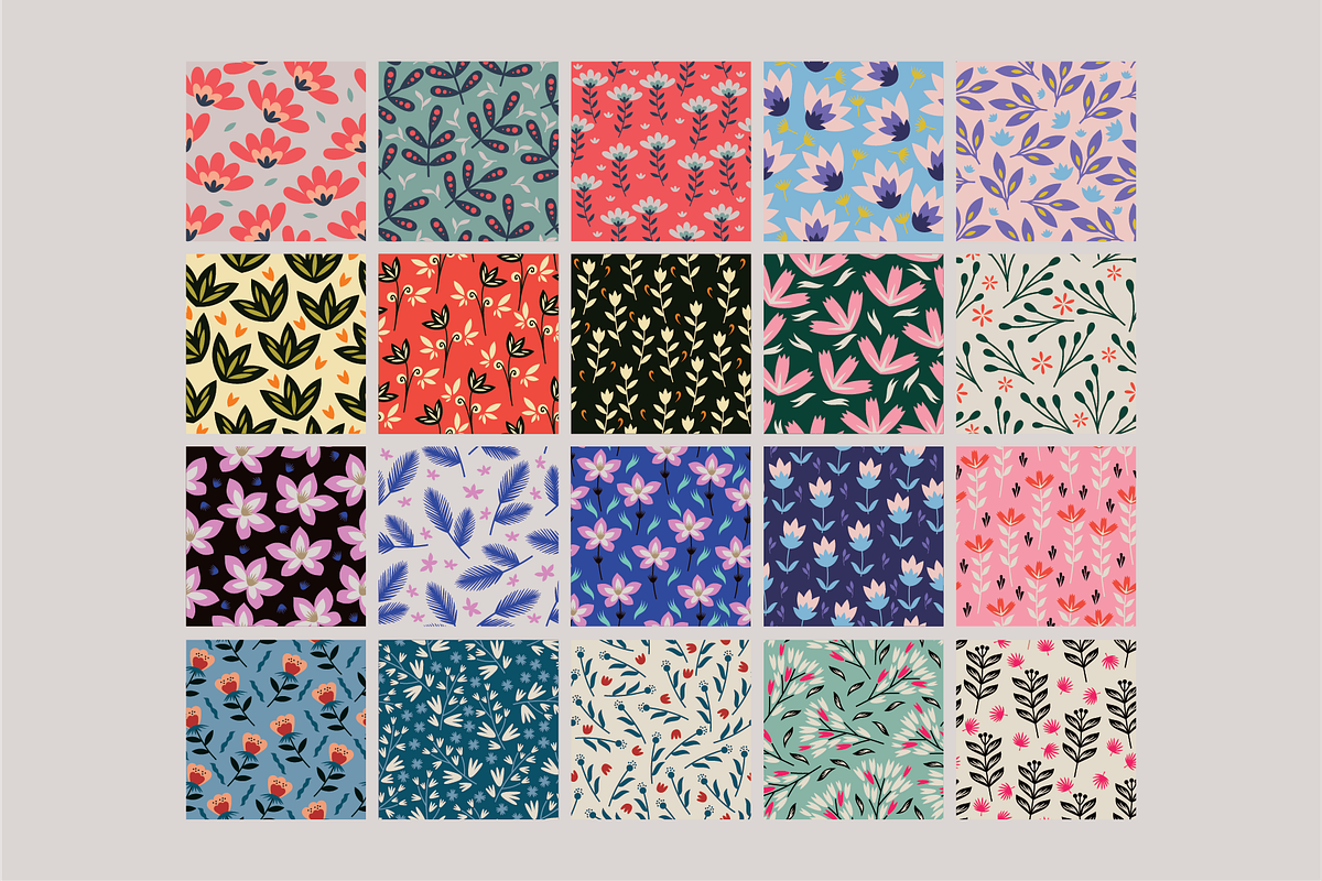 33% OFF | Floweries Patterns, a Pattern Graphic by Firowerk (Photo 7 of 9)