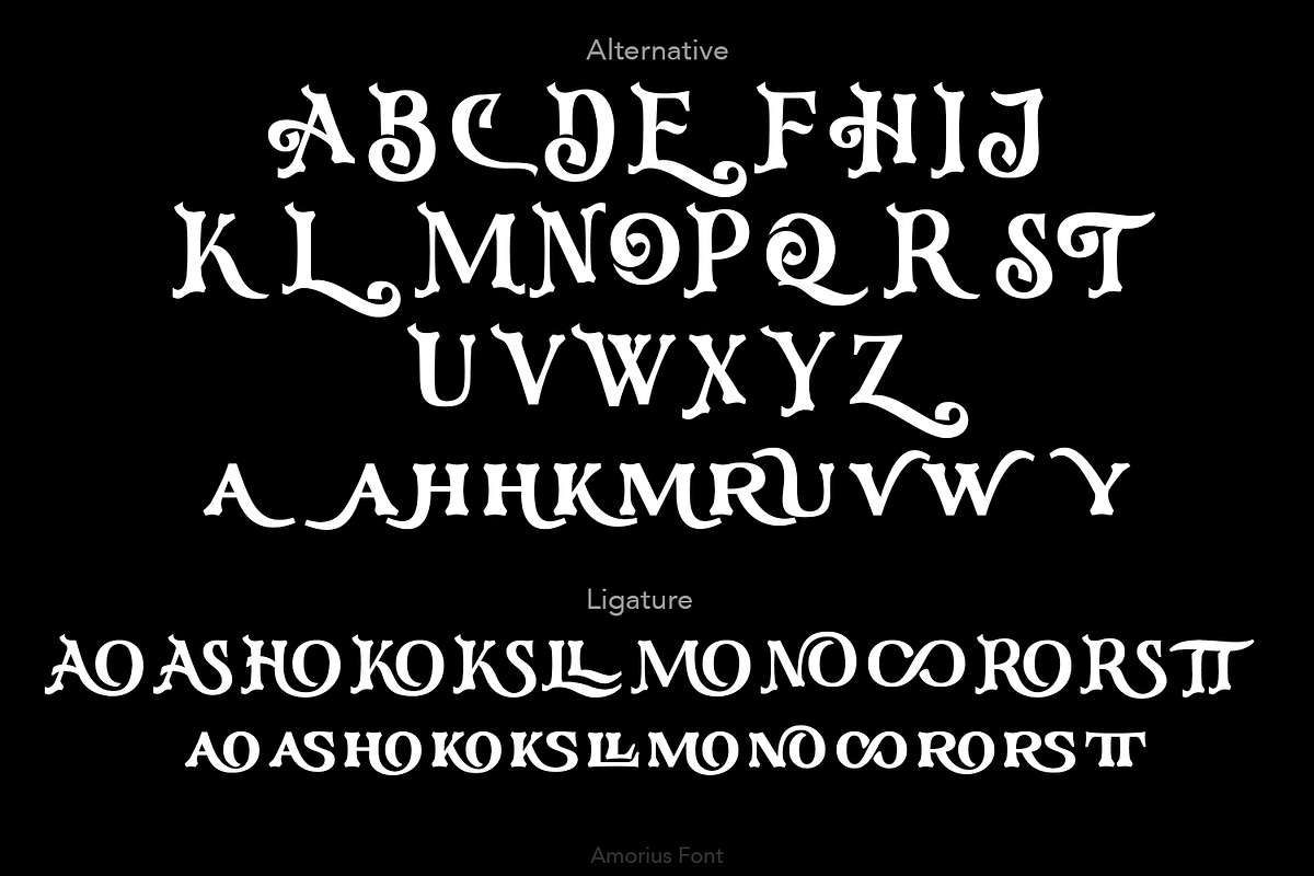 Amorius Vintage Font, a Serif Font by madeDeduk (Photo 6 of 8)