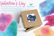 Valentine's watercolor illustrations, a Seasonal Illustration by Winged Graphics (Thumbnail 3 of 4)