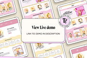 Pink Wix Shop Website Template, a Wix Template by Template Twist Shop (Thumbnail 3 of 10)