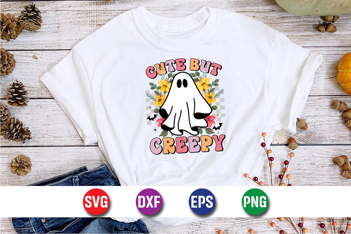 Cute but Creepy Happy Halloween, an Object Graphic by SVGCuteShop (Photo 2 of 3)
