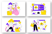 10 Upload Document Illustration, an Object Illustration by denayunebgt (Thumbnail 3 of 4)