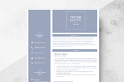 Sailor Resume Template +Cover Letter, a Resume Template by Made By Hamilton (Thumbnail 1 of 4)