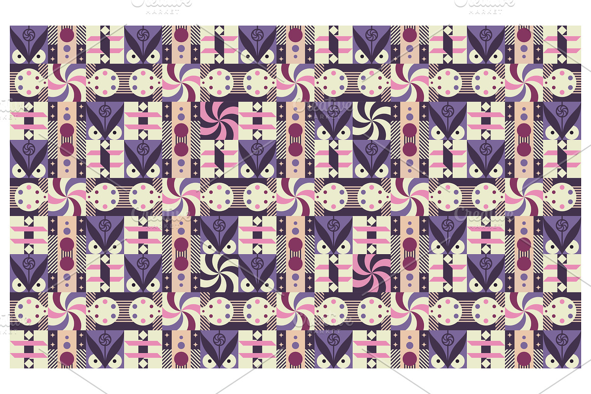 Geometric Abstract Repeat, a Pattern Graphic by Creative Backgrounds