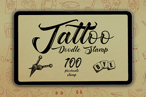 Tattoo Doodle Procreate Stamps