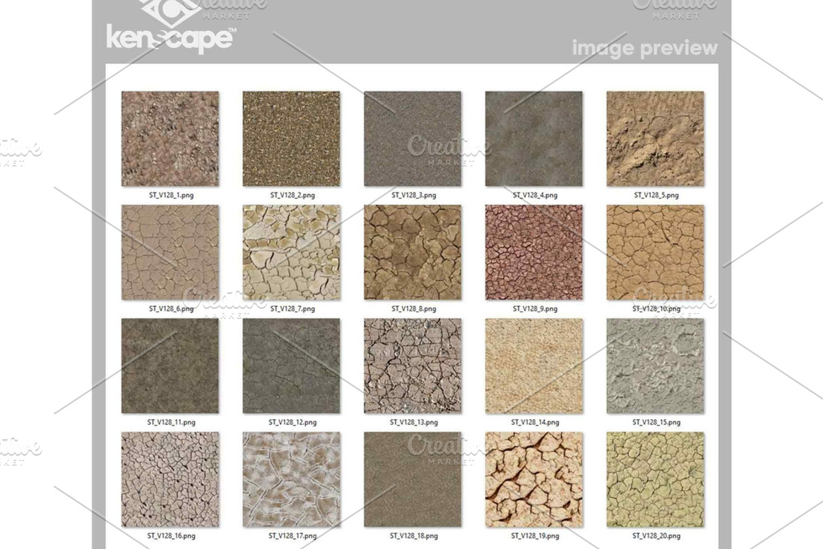20 Seamless Soil Textures, a Nature Photo by KenScape (Photo 3 of 3)