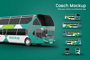Coach Mockup, an Advertising Mockup by Mockupix (Thumbnail 1 of 9)