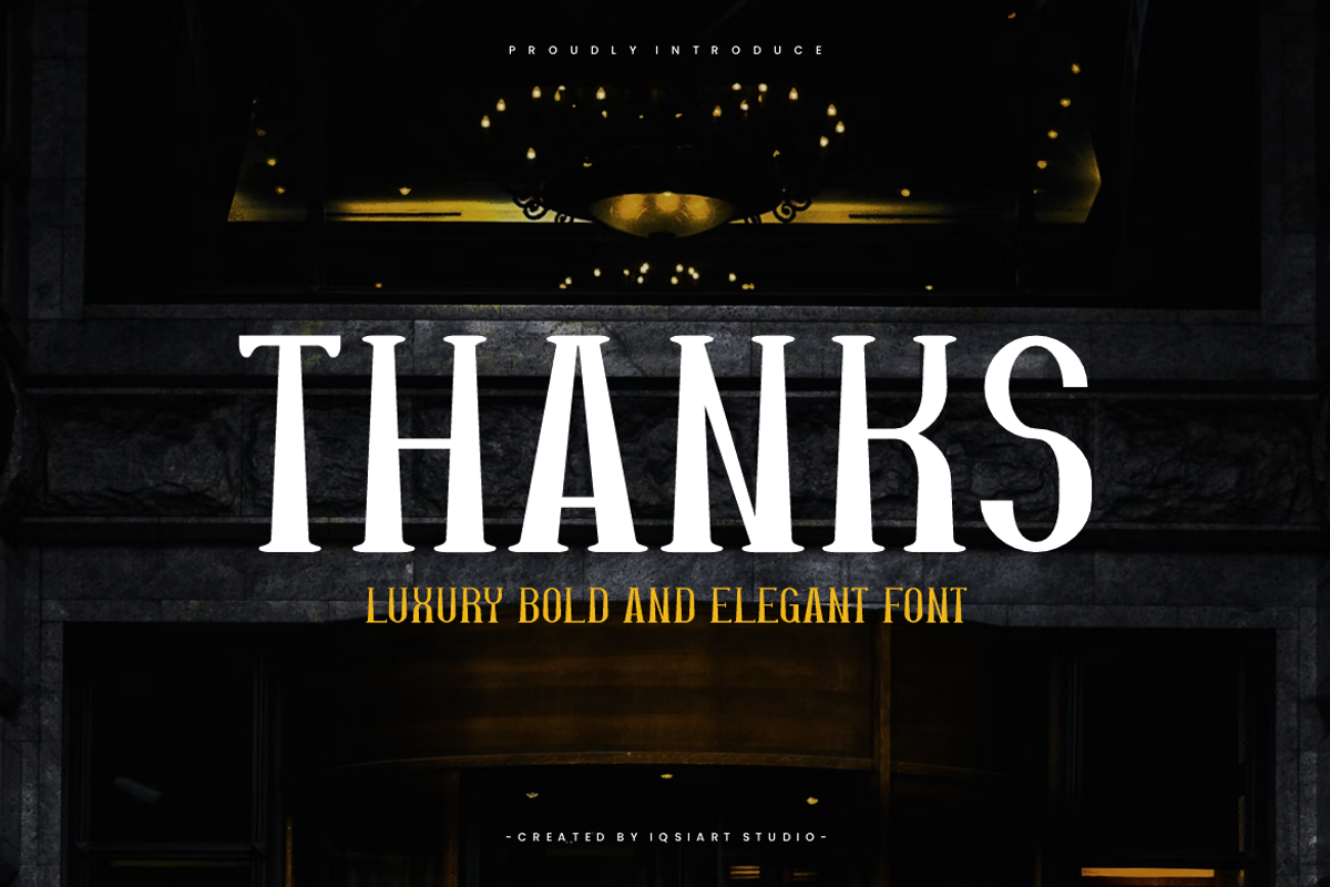 Hanzora - Luxury Bold Font, a Serif Font by Iqsiart Studio (Photo 6 of 6)