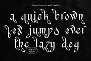 Minsk Charlotte - Unique Calligraphy, a Blackletter Font by zamjumps (Thumbnail 9 of 12)