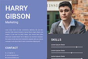 Clean Modern Resume Template, a Resume Template by Jiwstudio (Thumbnail 3 of 3)