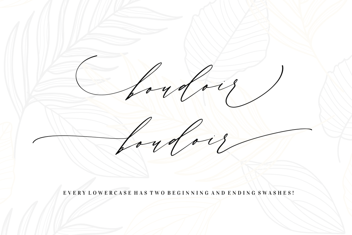 Month Glade - Calligraphy Font, a Script Font by Sronstudio (Photo 9 of 13)