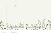 Leaves & Twigs Watercolour Drawing, a Pattern Graphic by elpple (Thumbnail 3 of 5)