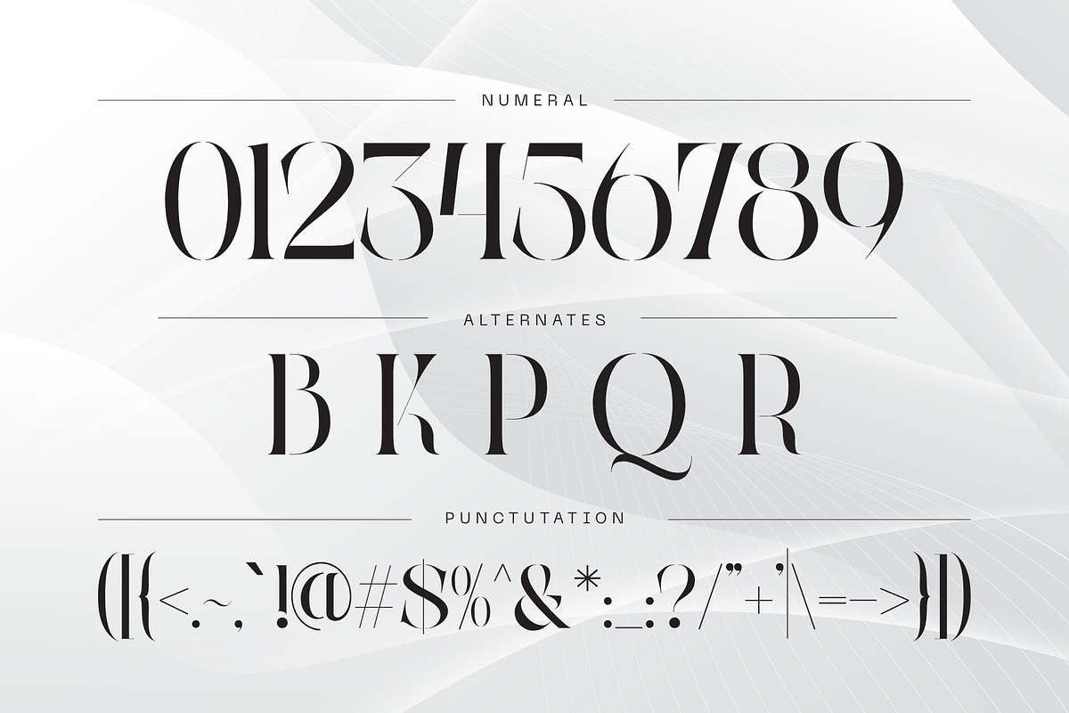 Qaska Luxury -  Branding Logo Font, a Serif Font by Nirmana Visual (Photo 6 of 10)