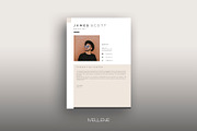 CV / Resume template for MS Word, a Resume Template by Mellene Templates (Thumbnail 3 of 3)
