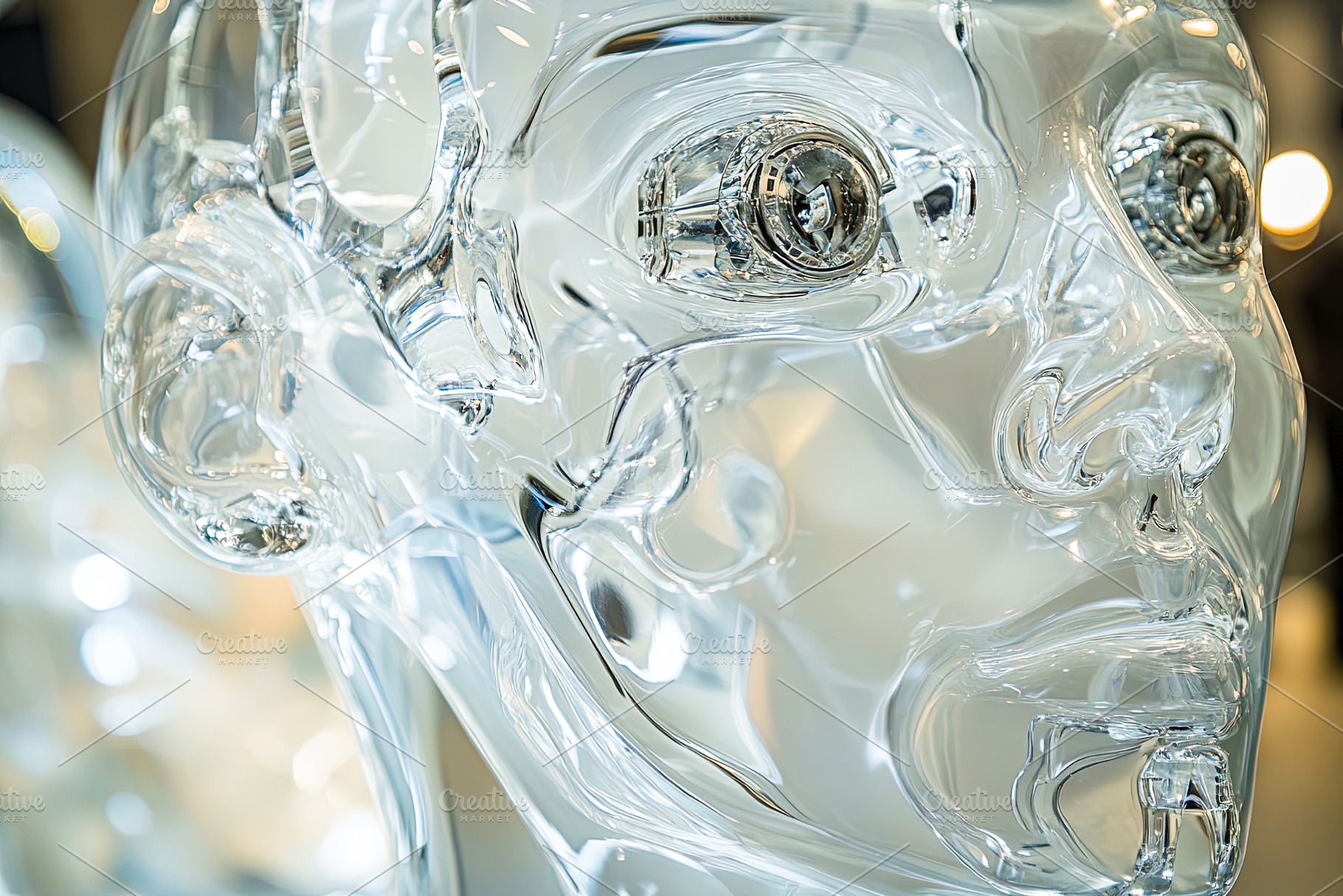 Transparent Robot Head, a Technology Photo by Ales Munt