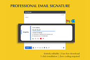Gmail & Outlook Signatures Template, a Social Media Template by Career Canvas (Thumbnail 2 of 4)