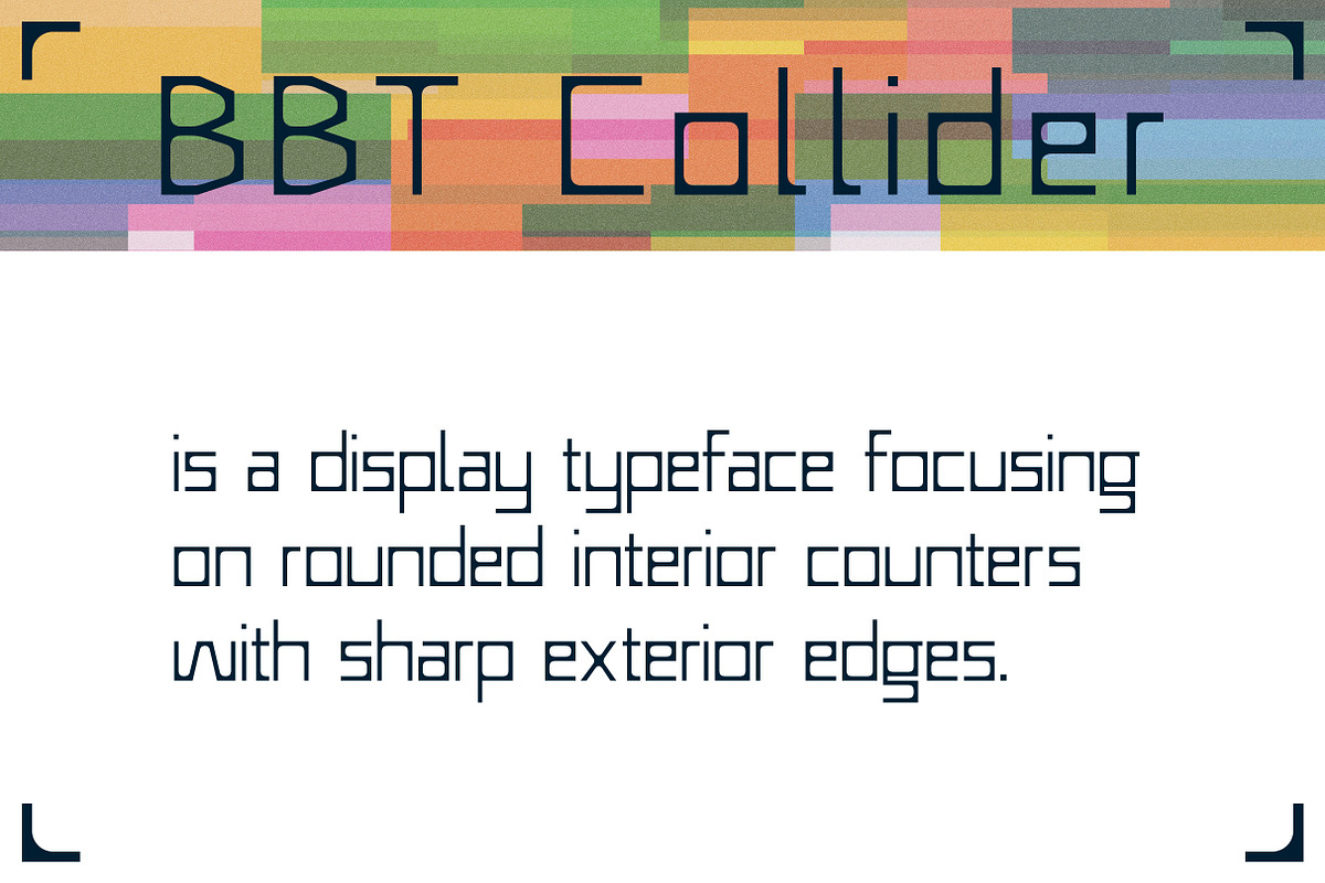 BBT Collider - Display Sans Serif, a Sans Serif Font by Berrybeau Type (Photo 2 of 9)