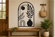 Boho Botanical Arch Laser Cut SVG, an Object Graphic by DreamCafeArt (Thumbnail 2 of 4)