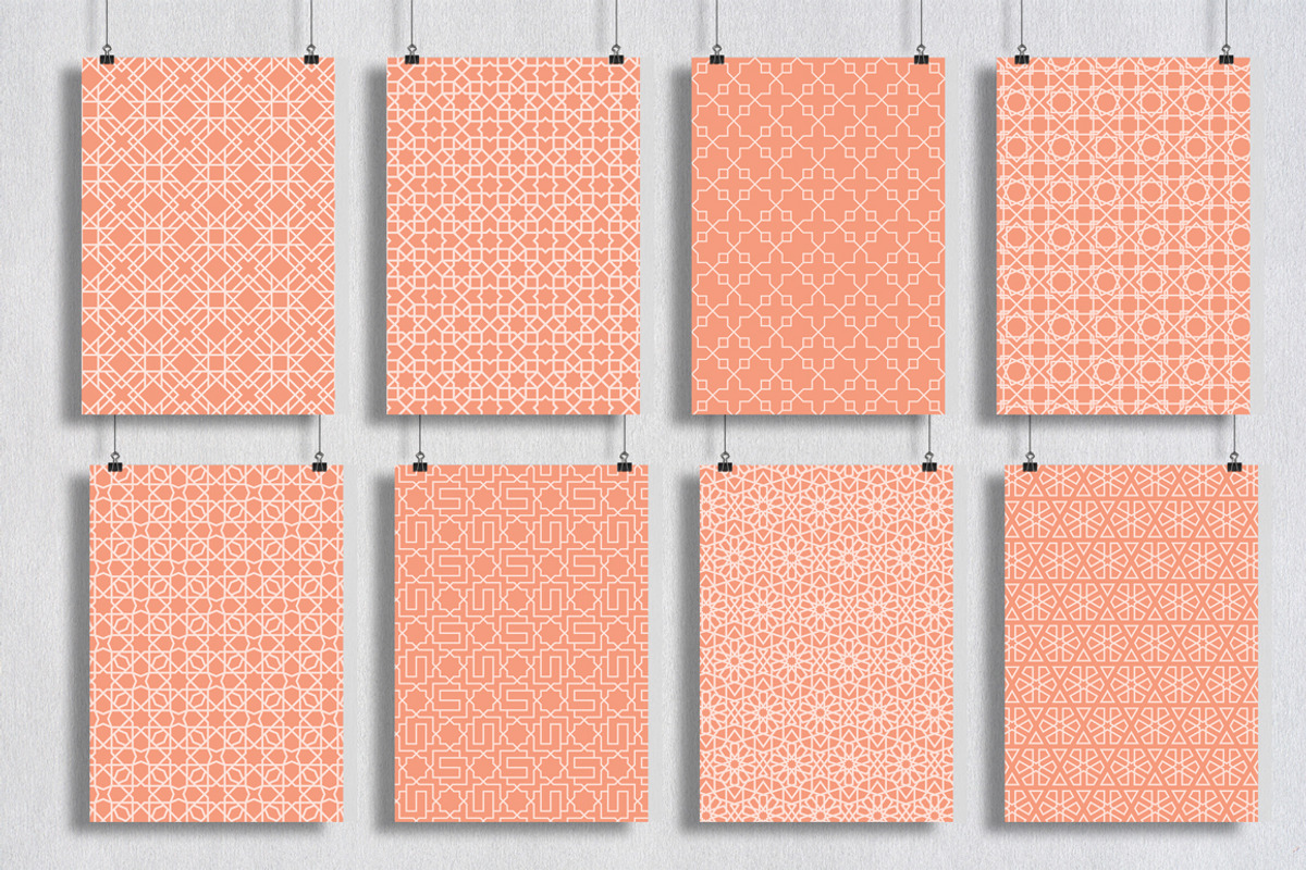 Islamic seamless patterns bundle, a Pattern Graphic by Yapanda (Photo 6 of 6)